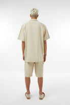 Midground-Rahat Kesim Keten Şort-Şort-3-roqelvaxirum.shop