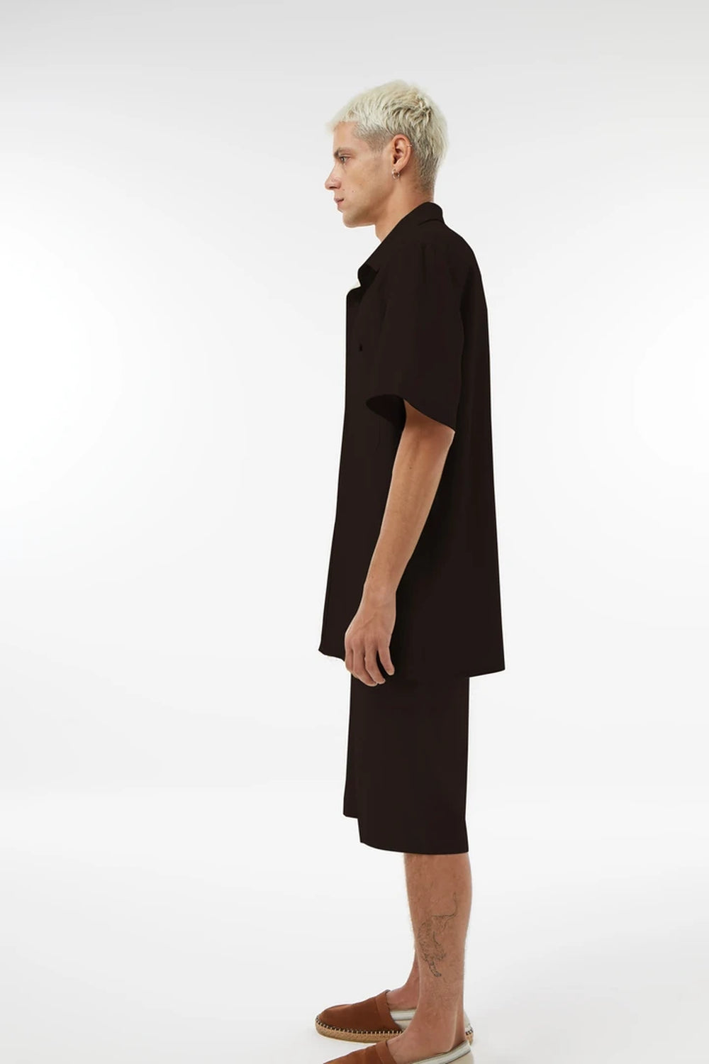 Midground-Rahat Kesim Keten Şort-Şort-3-roqelvaxirum.shop