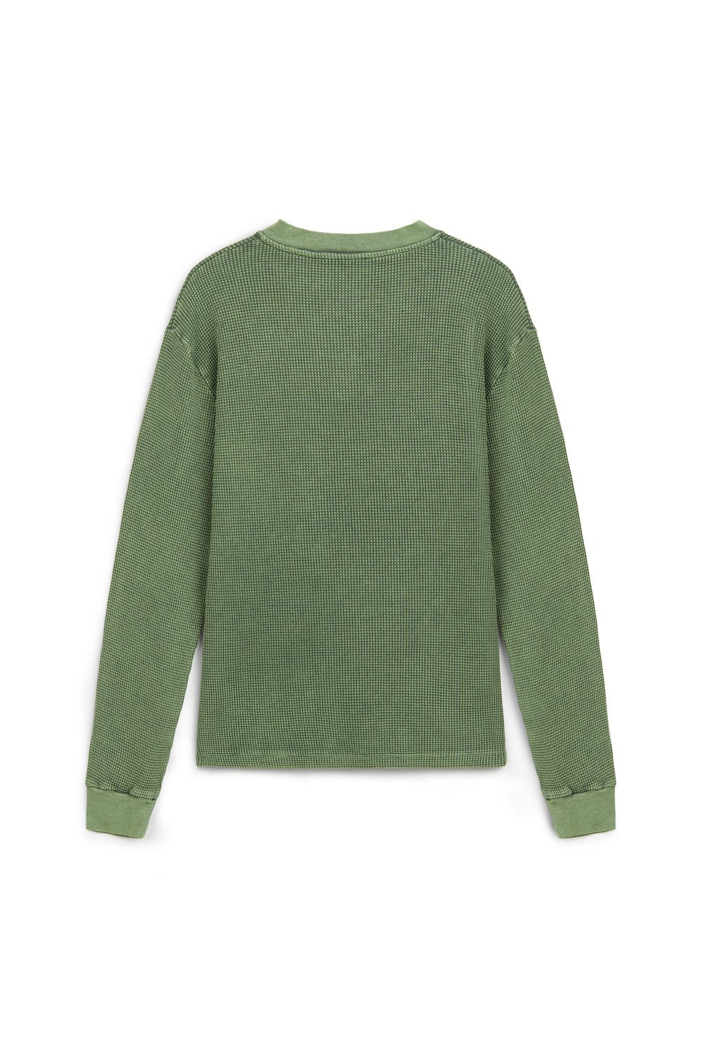 Midground-Yeşil Waffle Sweatshirt-Sweatshirts & Hoodies-2-roqelvaxirum.shop