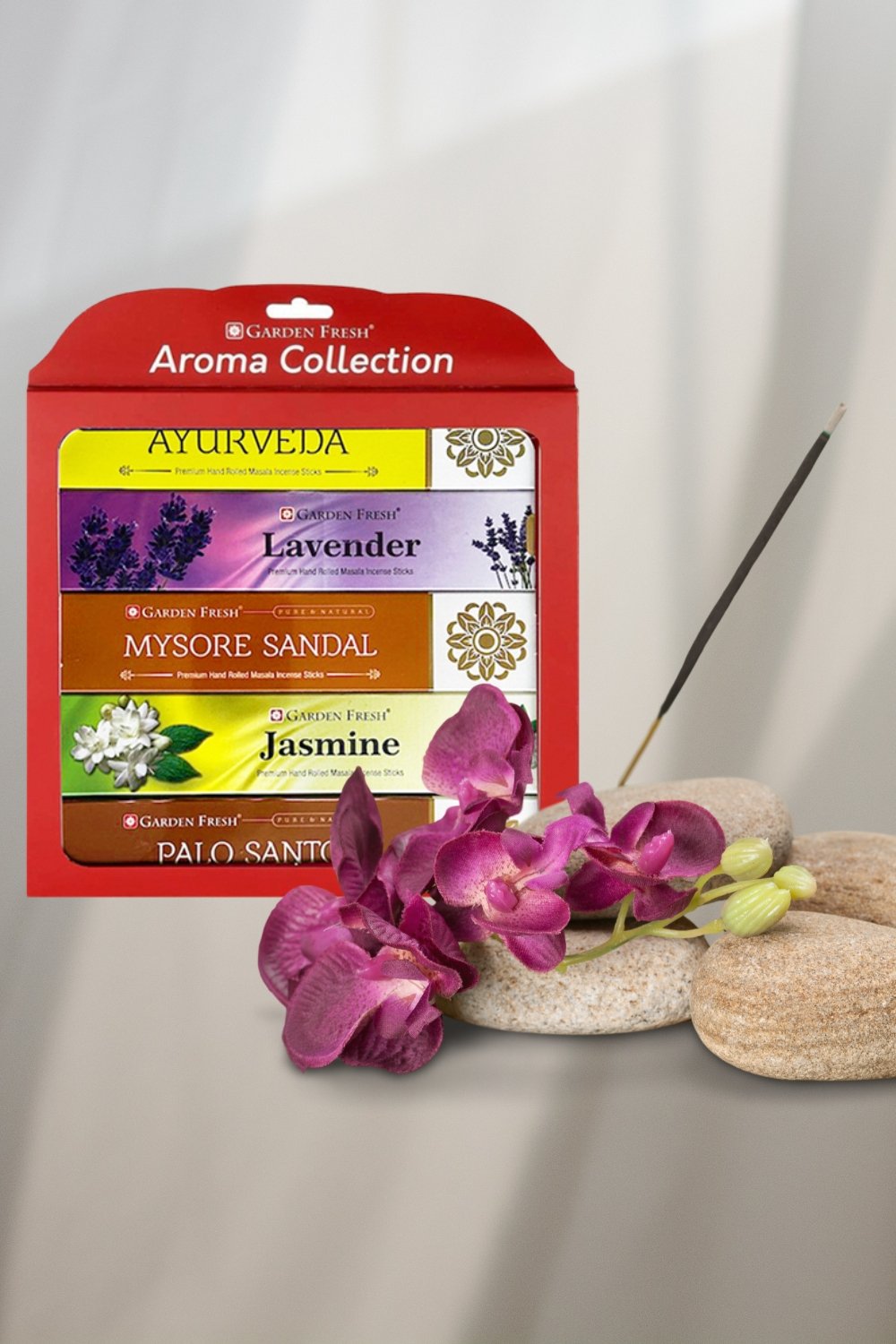 Miebox Rituals-Garden Fresh Aroma Collection Incense 5'li Premium Hand Rolled Tütsü-Tütsü-2-roqelvaxirum.shop