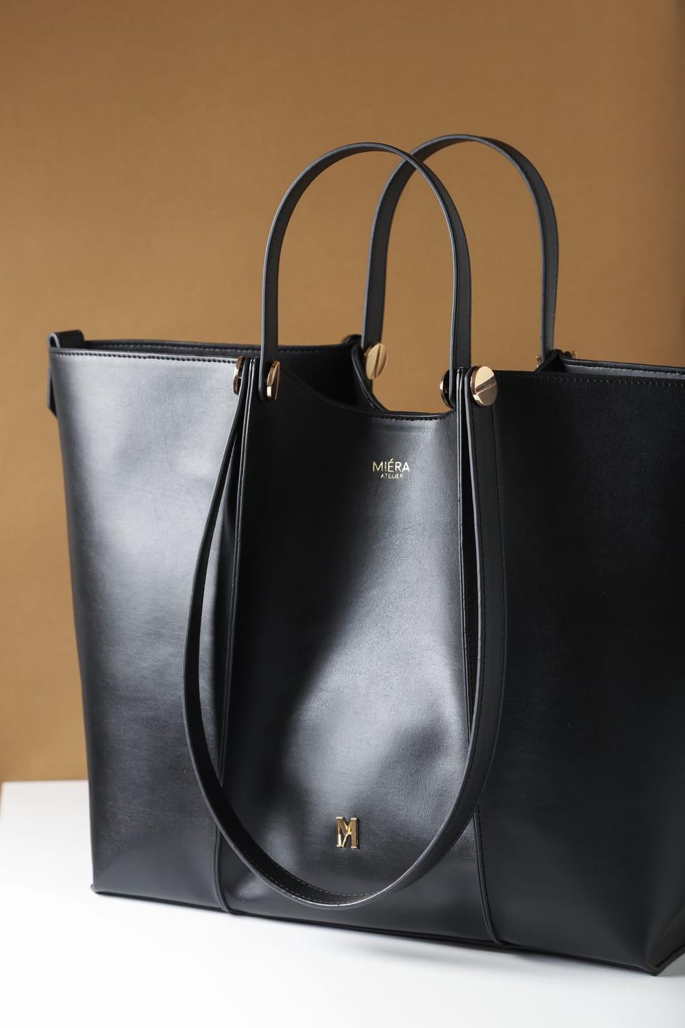 Miéra Atelier-Antares Siyah Tote Bag-Omuz Çantası-2-roqelvaxirum.shop