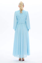Miha-Arasi Bi̇ye Detayli Pi̇li̇seli̇ Elbi̇se Mavi-4-roqelvaxirum.shop