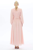 Miha-Arasi Bi̇ye Detayli Pi̇li̇seli̇ Elbi̇se Mavi-8-roqelvaxirum.shop