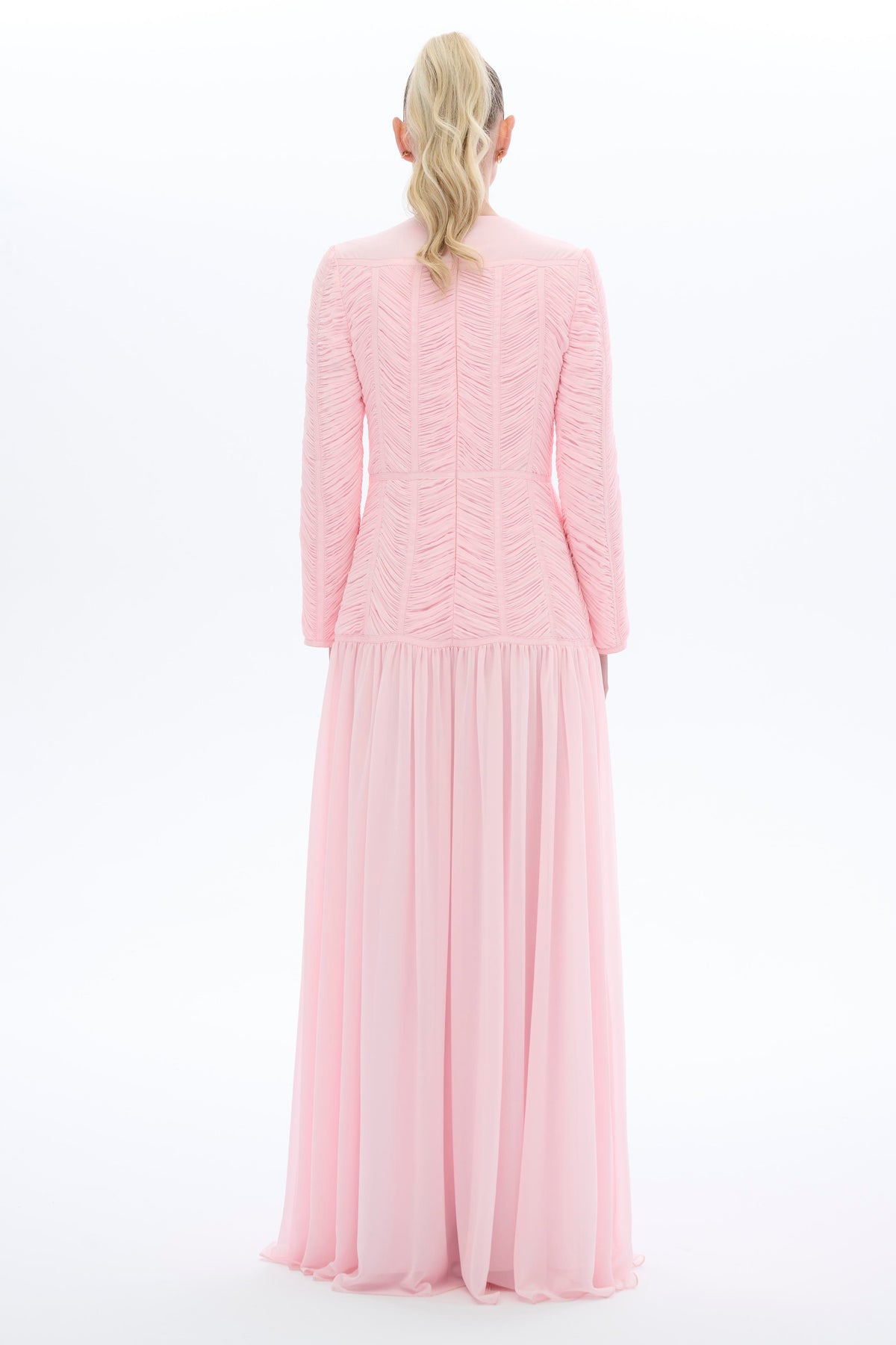 Miha-Empi̇rde Detayli Elbi̇se Pembe-4-roqelvaxirum.shop