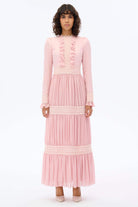 Miha-Eteği̇ Büzgü Dantelli̇ Elbi̇se-Elbise-1-roqelvaxirum.shop