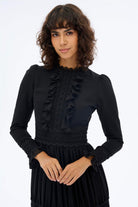 Miha-Eteği̇ Büzgü Dantelli̇ Elbi̇se-Elbise-8-roqelvaxirum.shop