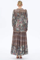 Miha-Etni̇k Desenli̇ Elbi̇se Yeşil-3-roqelvaxirum.shop