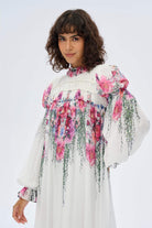 Miha-Fırfır Detaylı Büzgülü Elbi̇se-Elbise-4-roqelvaxirum.shop
