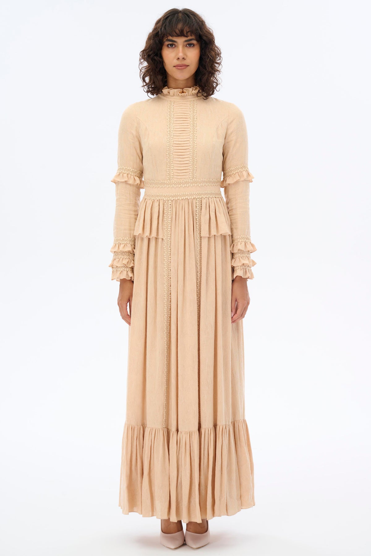 Miha-Haki̇m Yaka Dantelli̇ Elbi̇se-Elbise-1-roqelvaxirum.shop