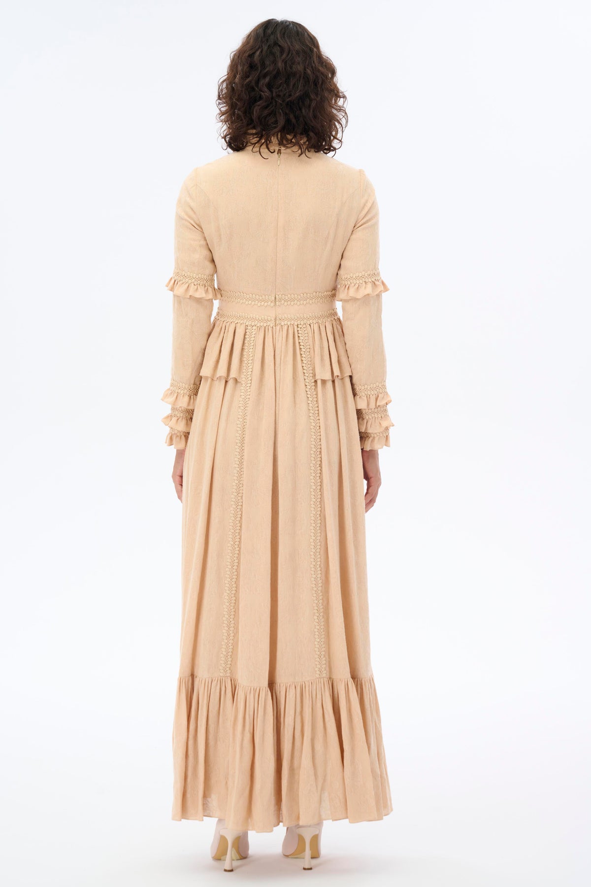 Miha-Haki̇m Yaka Dantelli̇ Elbi̇se-Elbise-3-roqelvaxirum.shop