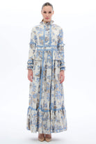 Miha-Haki̇m Yaka Dantelli̇ Elbi̇se Mavi-1-roqelvaxirum.shop