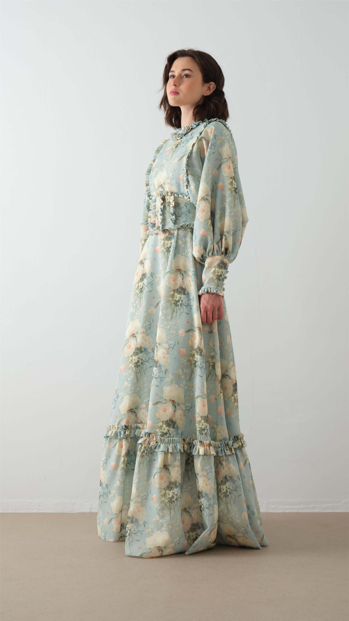 Miha-Korsaj Detayli Elbi̇se Mint-4-roqelvaxirum.shop