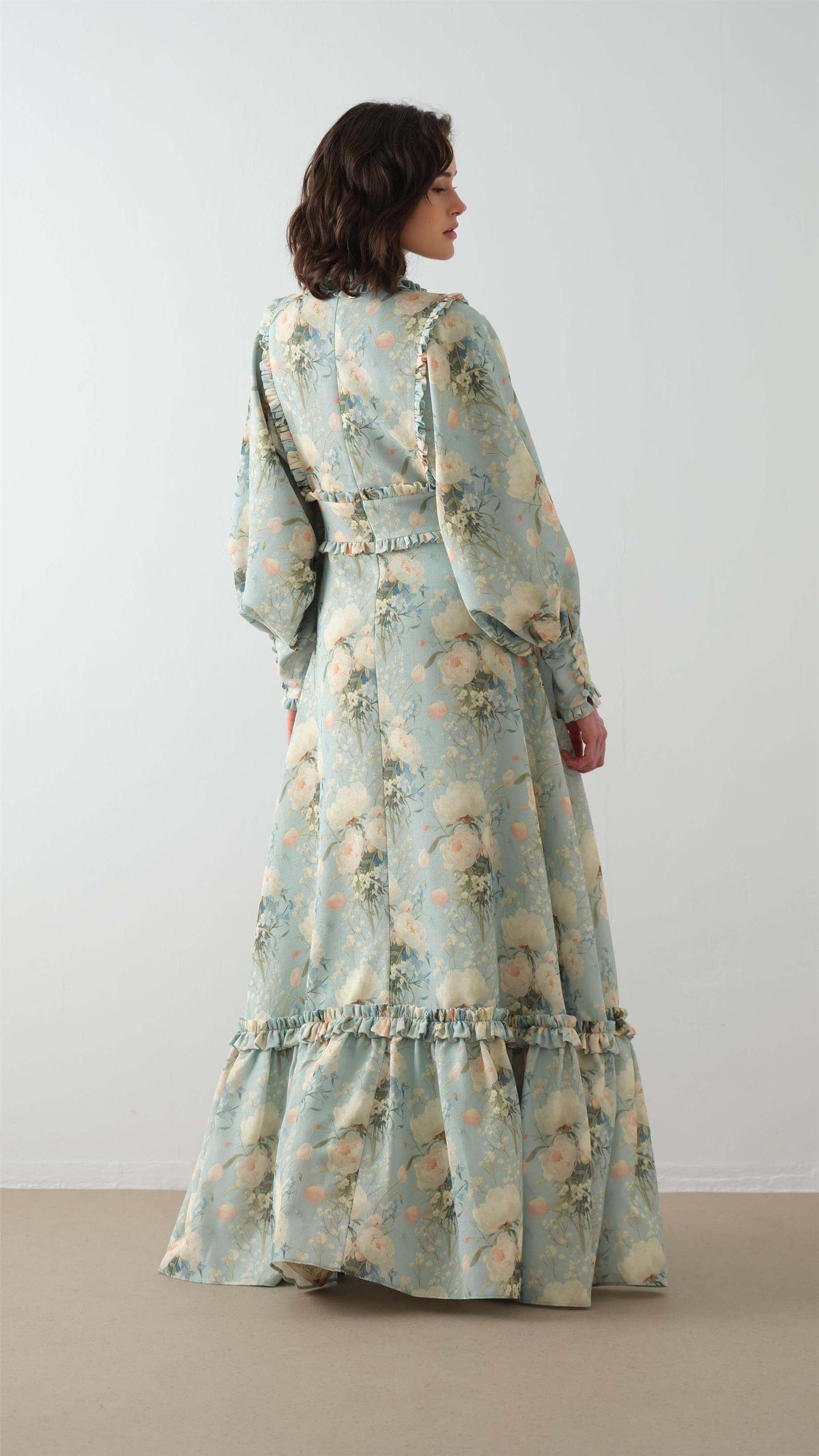 Miha-Korsaj Detayli Elbi̇se Mint-5-roqelvaxirum.shop