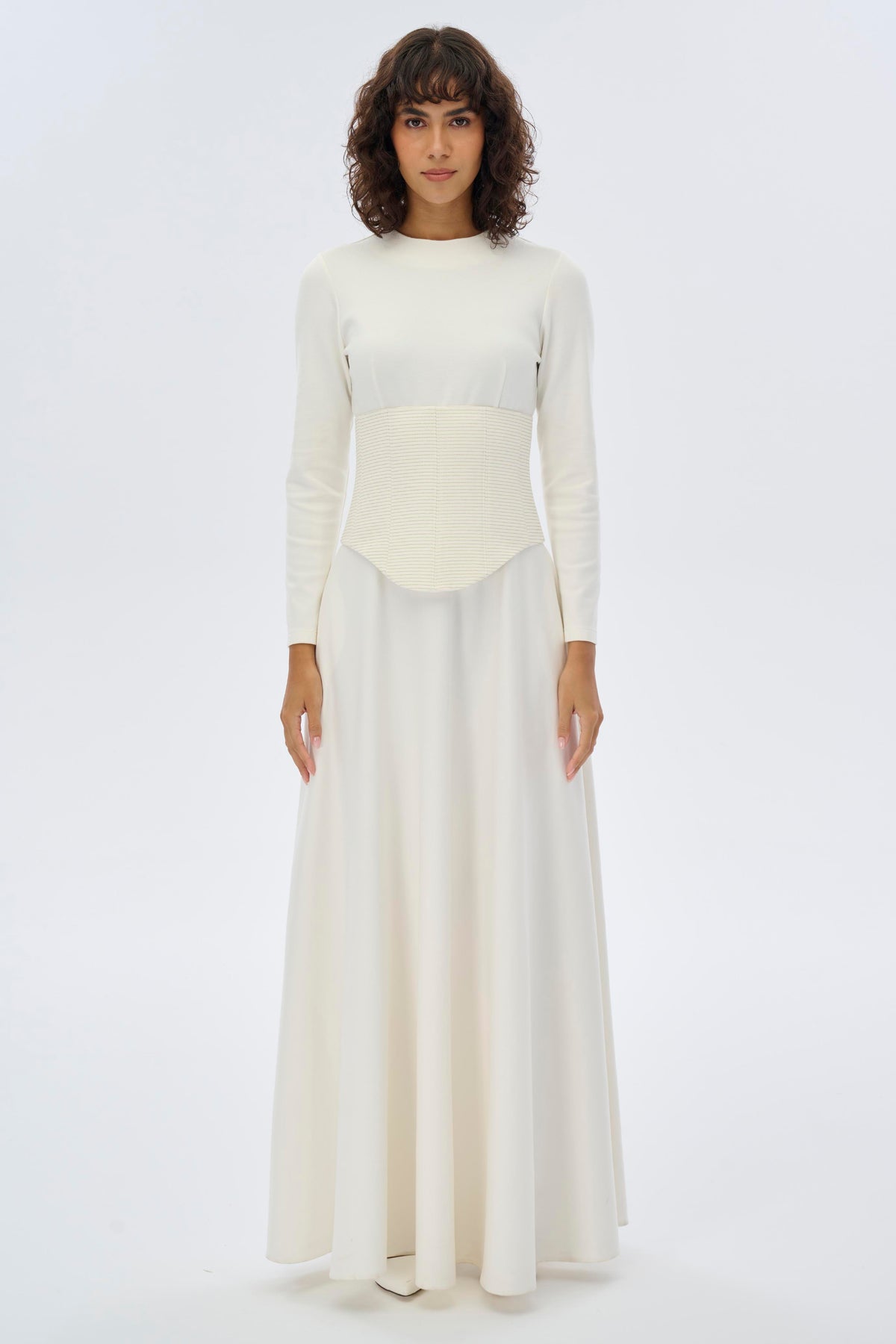 Miha-Korse Detaylı Elbi̇se-Elbise-1-roqelvaxirum.shop