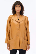 Miha-Oversi̇ze Deri̇ Ceket-Deri Mont-1-roqelvaxirum.shop