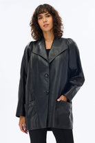 Miha-Oversi̇ze Deri̇ Ceket-Deri Mont-12-roqelvaxirum.shop