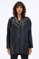 Miha-Oversi̇ze Deri̇ Ceket-Deri Mont-9-roqelvaxirum.shop