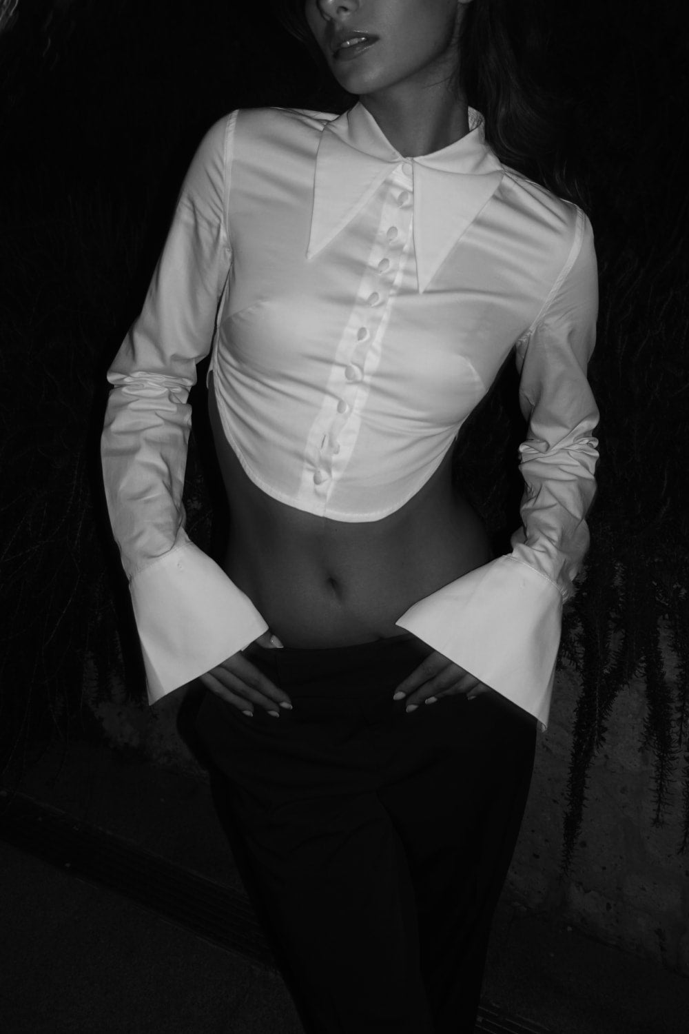 Mijau-Tie-front Shirt-Gömlek-2-roqelvaxirum.shop