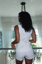 Mijau-White Shorts-Şort-2-roqelvaxirum.shop