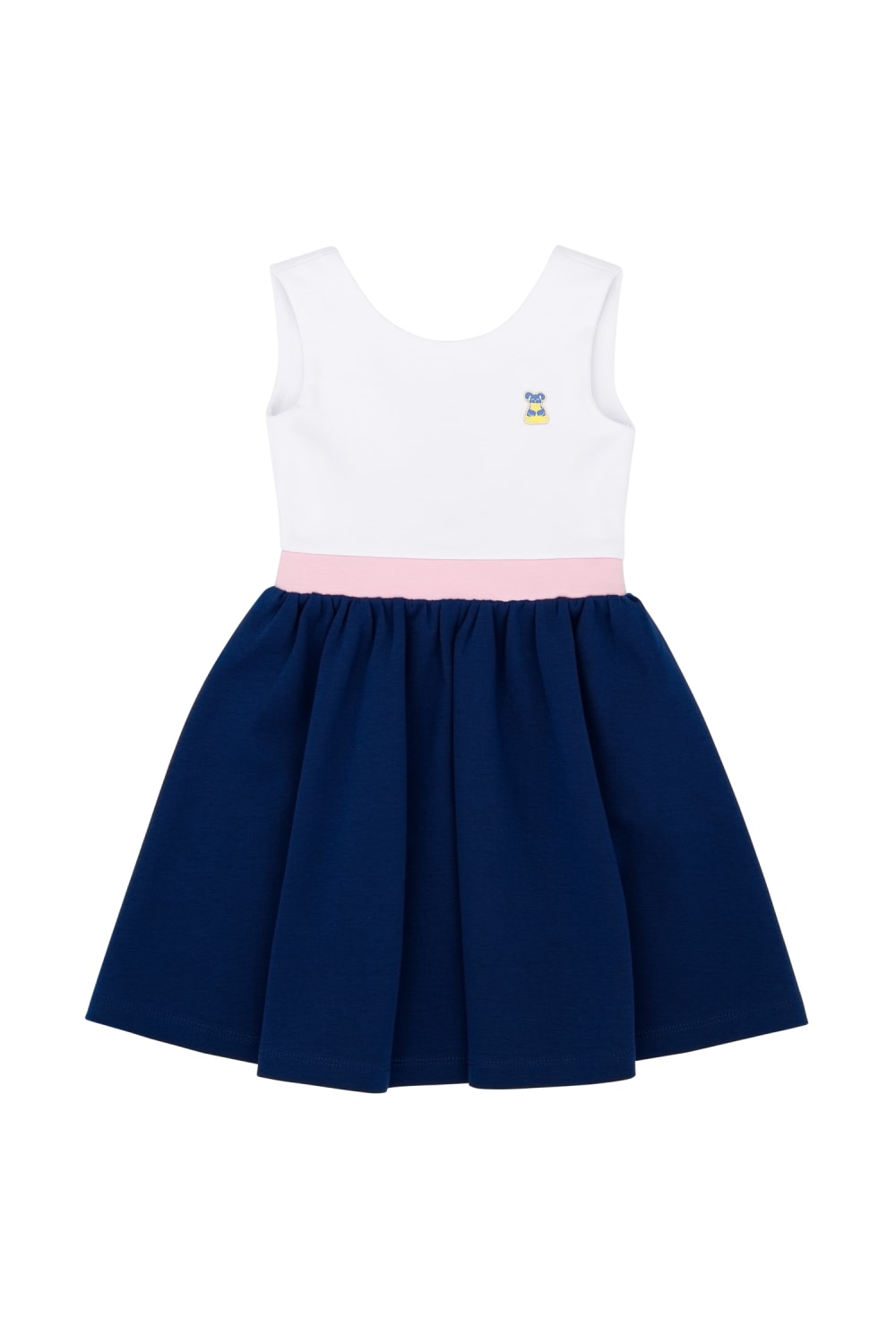 Milky Wilky-Kiz Çocuk Arkasi Fiyonklu Elbise-Çocuk Elbise & Tulum-1-roqelvaxirum.shop