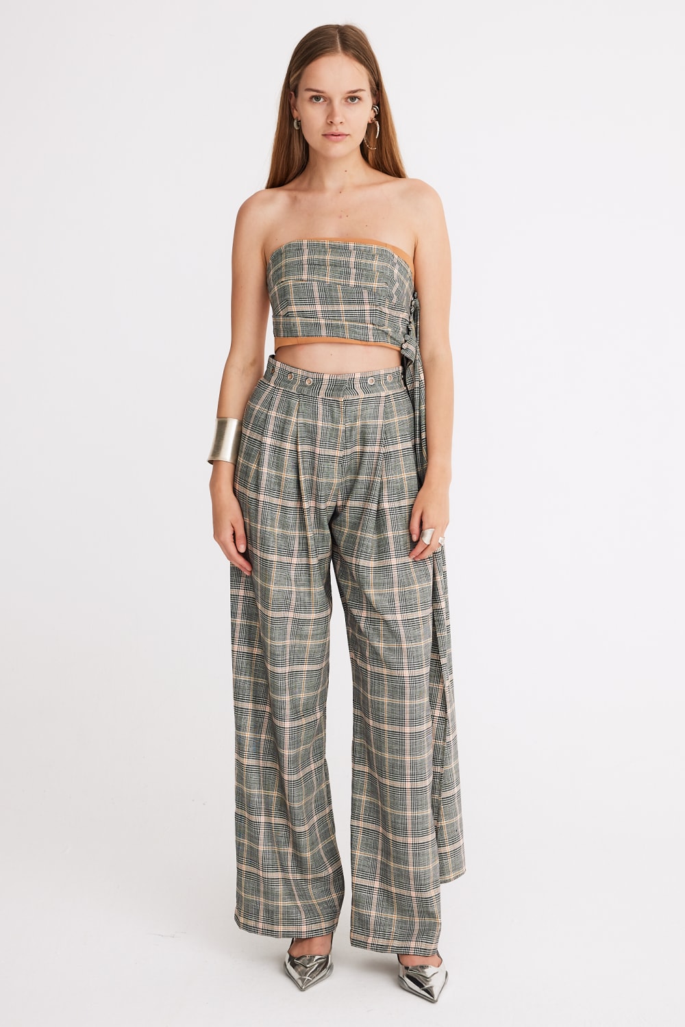 Mirimalist-Ekose Drape Büstiyer-Top-7-roqelvaxirum.shop