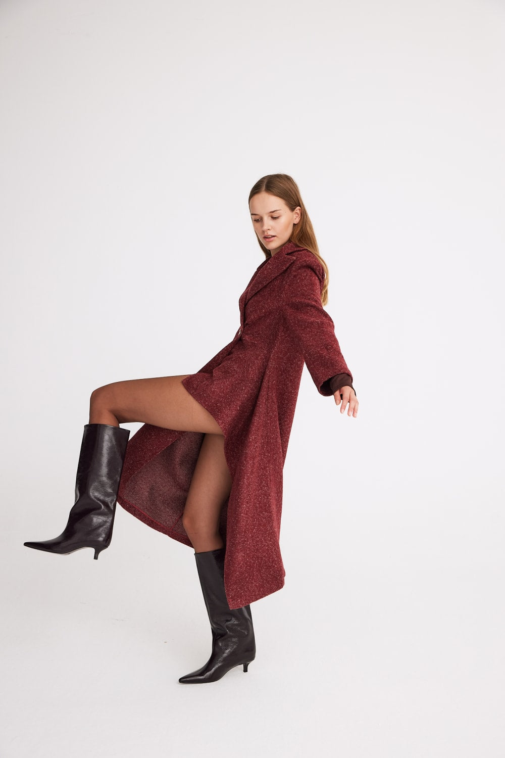 Mirimalist-Flow Bordo Uzun Kaban-Kaban-5-roqelvaxirum.shop