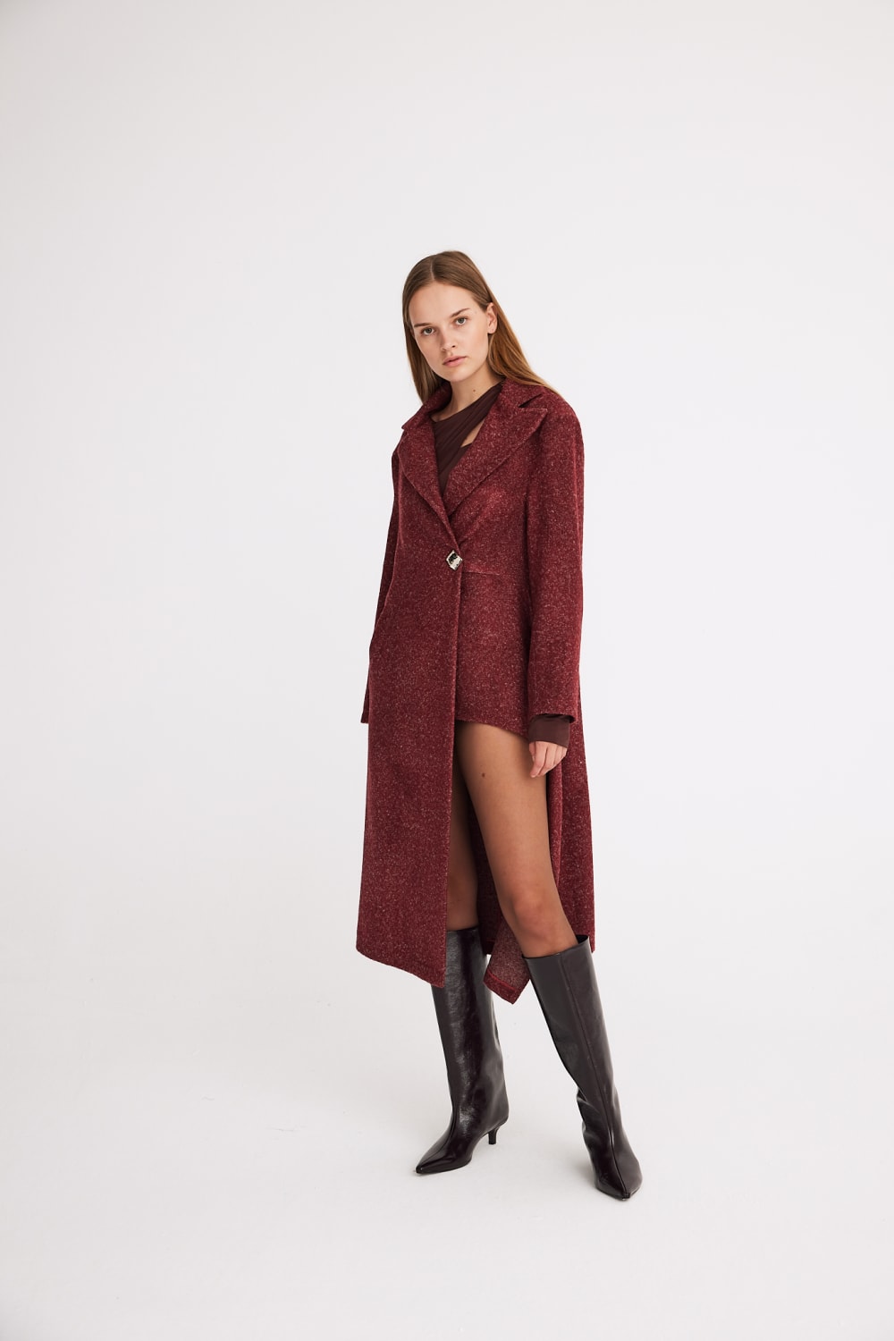 Mirimalist-Flow Bordo Uzun Kaban-Kaban-6-roqelvaxirum.shop
