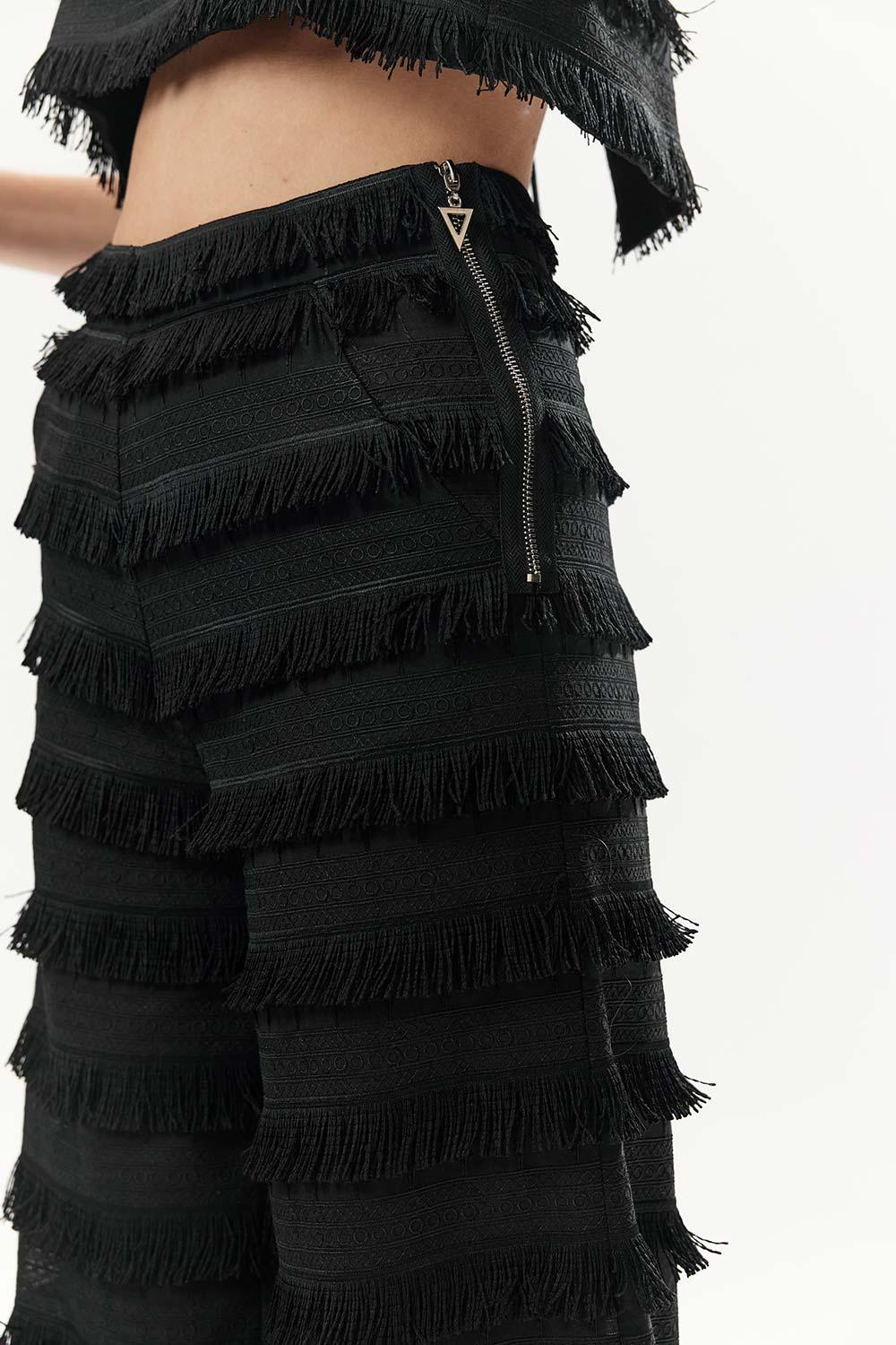Mirimalist-Fringe Maxi Pants-Pantolon-5-roqelvaxirum.shop