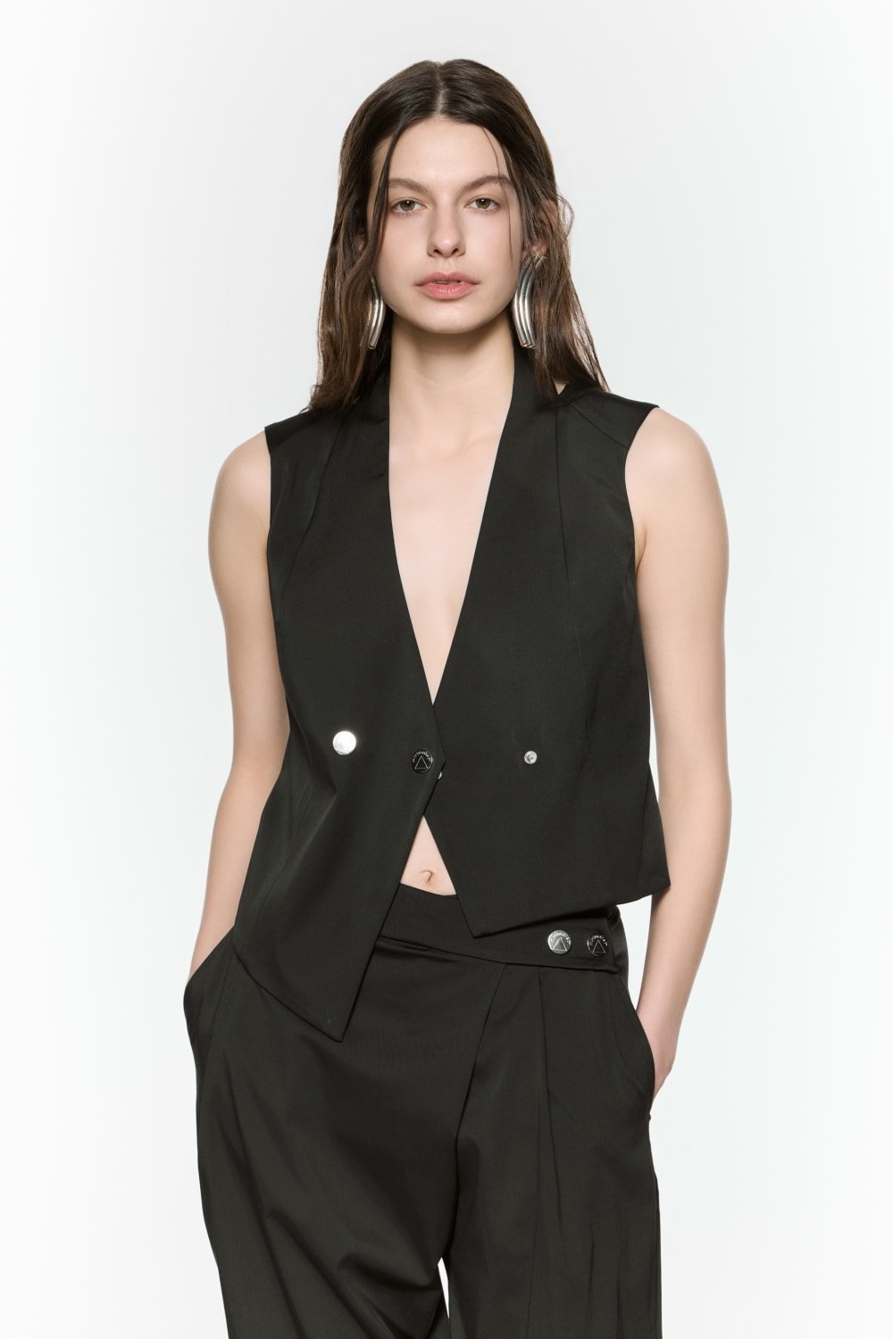 Mirimalist-Revolve Yelek Siyah-Yelek-1-roqelvaxirum.shop