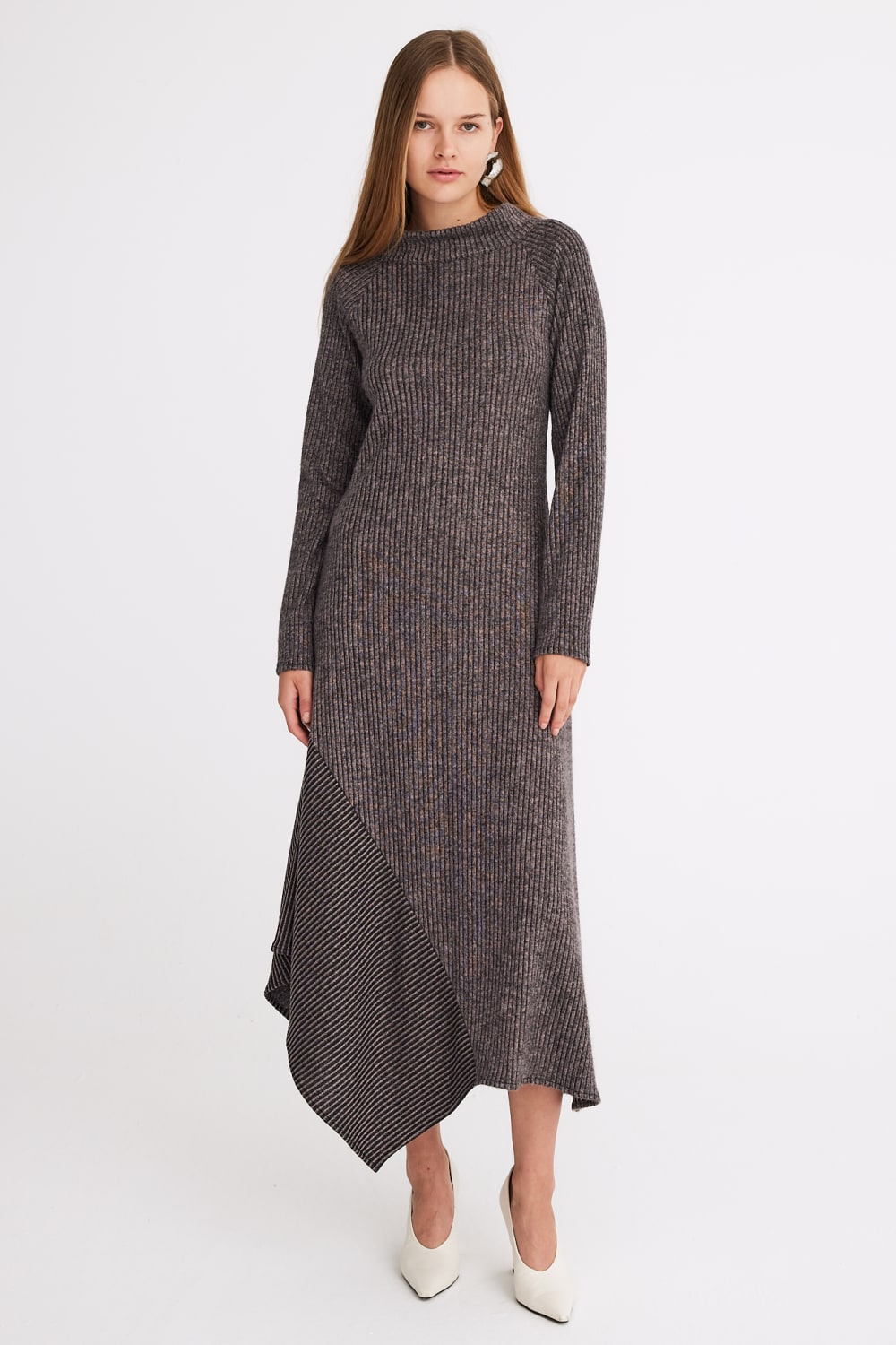 Mirimalist-Sunset Sırt Açık Örme Elbise-Elbise-1-roqelvaxirum.shop