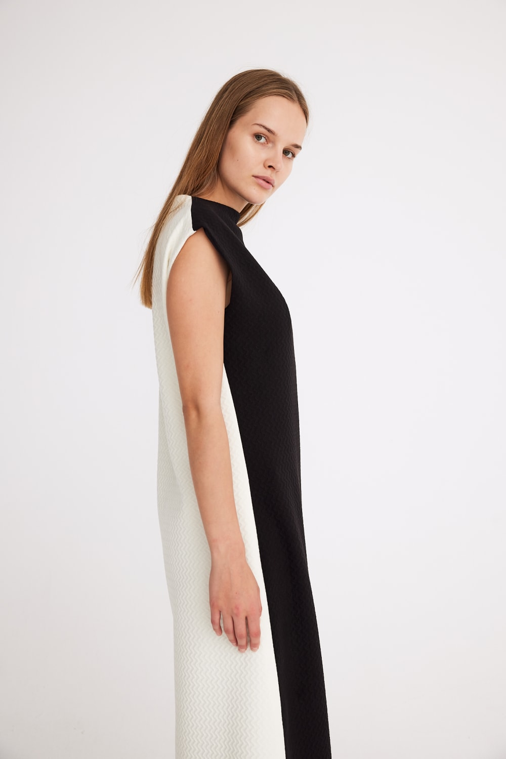 Mirimalist-Yingyang Knit Tünik / Çift Taraflı-Top-4-roqelvaxirum.shop