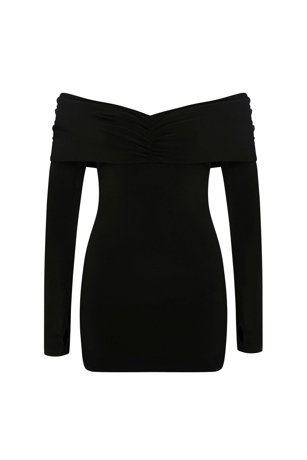 Gigi Black Mini Dress - 1