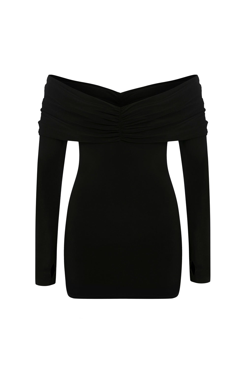 Gigi Black Mini Dress - 2