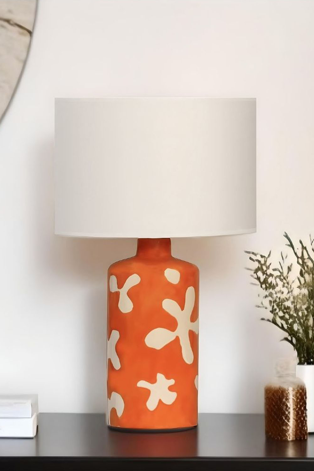 Moena Studio-Flora Seramik Masa Lambası – Sanatsal Dokulu El Yapımı Tasarım-Abajur-2-roqelvaxirum.shop