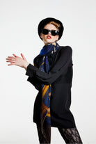Mokoshe-Ballerinas & Blue - Wool-Şal & Fular-5-roqelvaxirum.shop