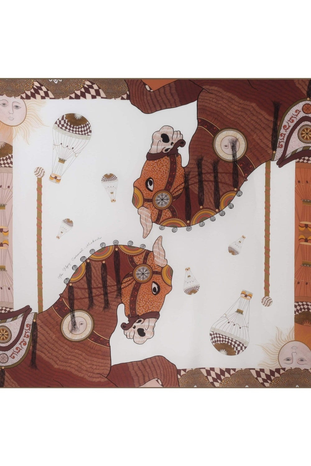 Mokoshe-Carousel & Beige-Şal & Fular-1-roqelvaxirum.shop