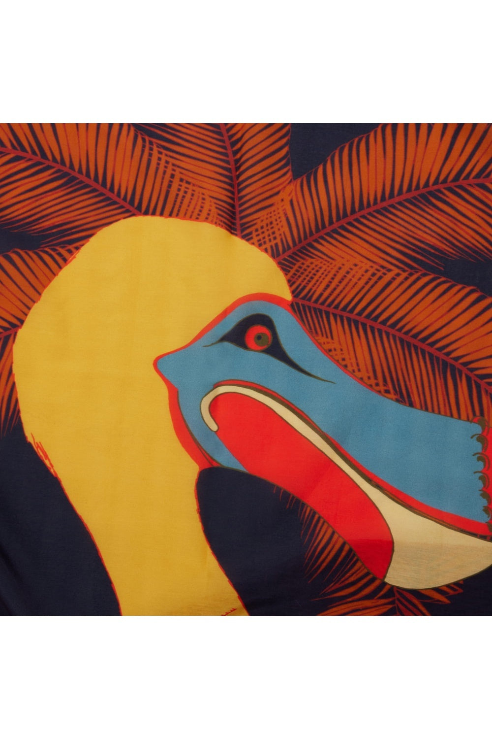 Mokoshe-Dodo’s Paradise & Navy Blue And Yellow-Şal & Fular-5-roqelvaxirum.shop