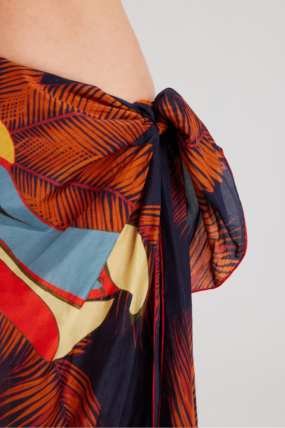 Mokoshe-Dodo’s Paradise & Navy Blue And Yellow-Şal & Fular-6-roqelvaxirum.shop