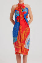 Mokoshe-Dodo’s Paradise & Red And Blue-Şal & Fular-2-roqelvaxirum.shop