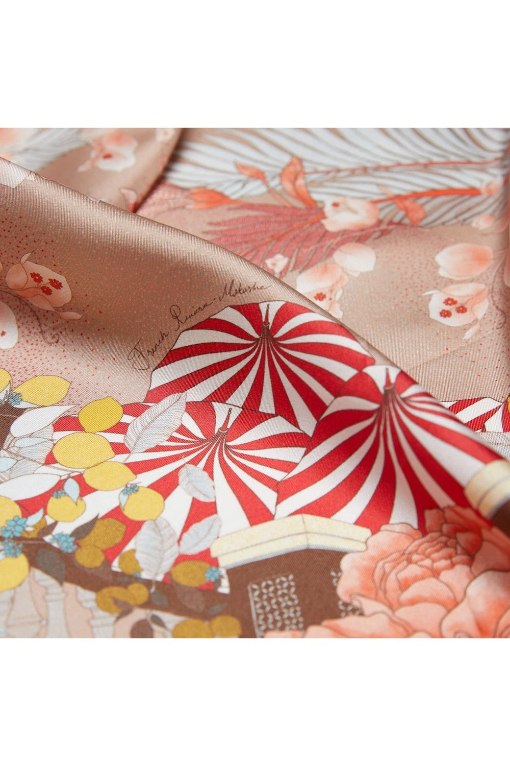 Mokoshe-French Riviera & Beige - Silk-Şal & Fular-3-roqelvaxirum.shop