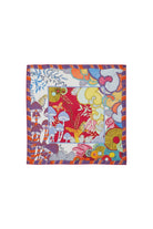 Mokoshe-Mushroom Town & Purple And Orange - Silk-Şal & Fular-1-roqelvaxirum.shop