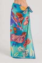 Mokoshe-Saga In Mauritius & Turquoise And Red-Şal & Fular-1-roqelvaxirum.shop