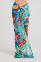 Mokoshe-Saga In Mauritius & Turquoise And Red-Şal & Fular-6-roqelvaxirum.shop