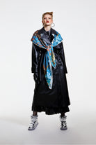 Mokoshe-Snow Ball & Turquoise And Orange - Wool-Şal & Fular-1-roqelvaxirum.shop