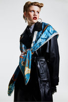 Mokoshe-Snow Ball & Turquoise And Orange - Wool-Şal & Fular-4-roqelvaxirum.shop