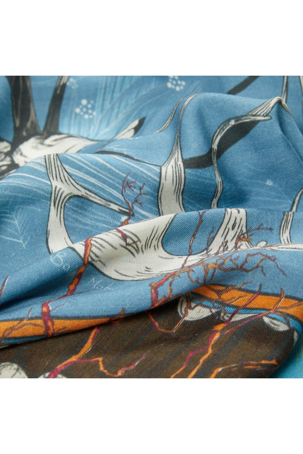 Mokoshe-Snow Ball & Turquoise And Orange - Wool-Şal & Fular-7-roqelvaxirum.shop