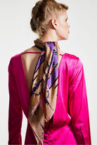 Mokoshe-Tea For Two & Beige And Pink - Wool-Şal & Fular-2-roqelvaxirum.shop