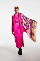 Mokoshe-Tea For Two & Beige And Pink - Wool-Şal & Fular-3-roqelvaxirum.shop