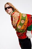 Mokoshe-Tea For Two & Red And Green - Silk-Şal & Fular-1-roqelvaxirum.shop