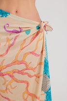Mokoshe-Underwater & Beige And Orange-Şal & Fular-2-roqelvaxirum.shop